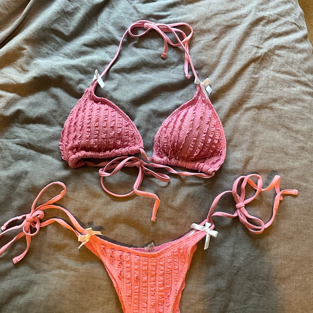 Pink Bow Bikini